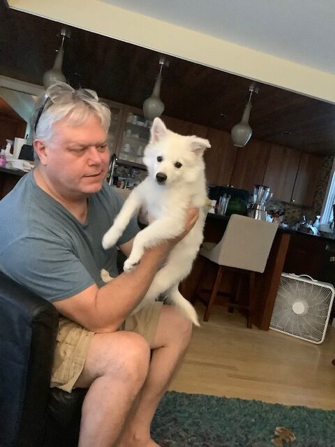 Rob with Pup