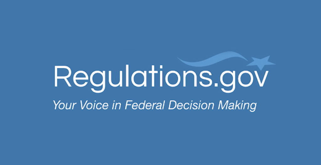 Regulations.gov banner image